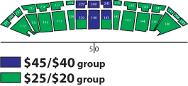 2016 DCI Tour Premiere Seating Map