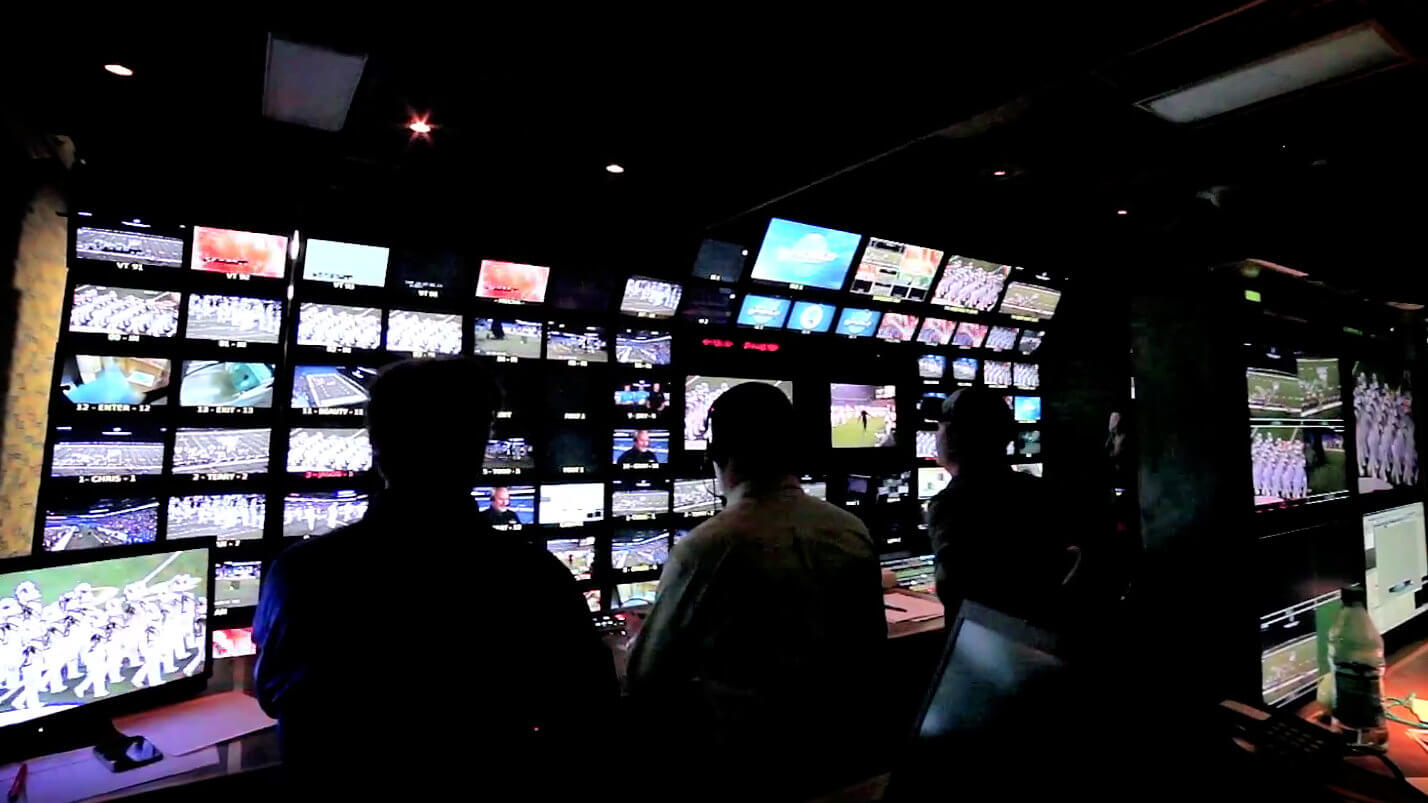 Behind the scenes of a DCI broadcast production