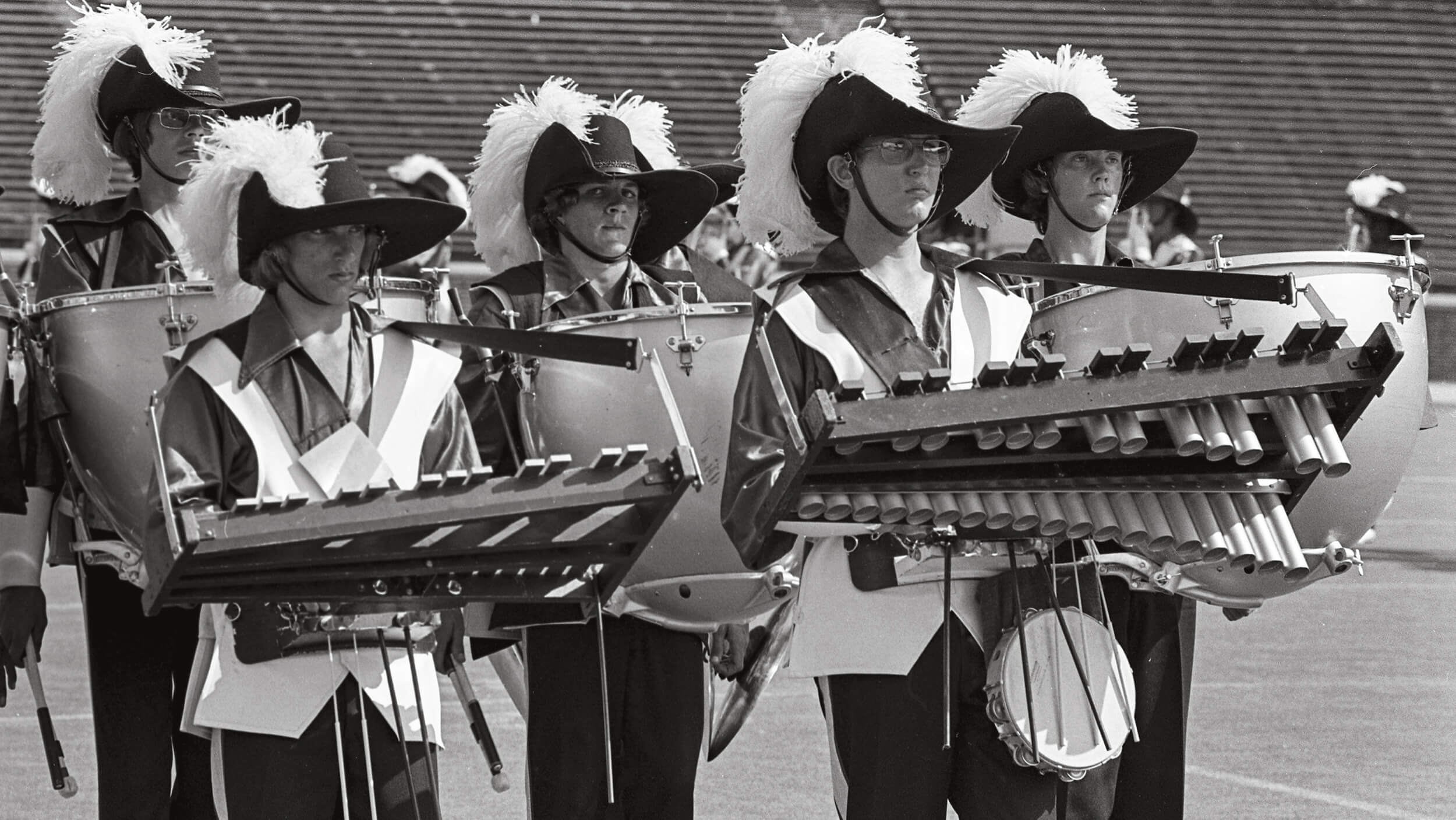 Which corps (other than the Cavaliers) are wearing hats this year